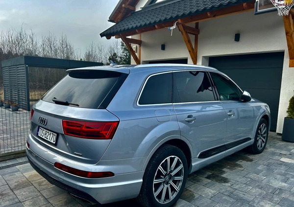 Audi Q7 cena 157000 przebieg: 94900, rok produkcji 2018 z Warszawa małe 211